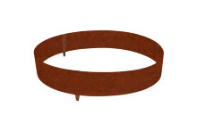 Trädring Stål Obehandlad Ø110 cm